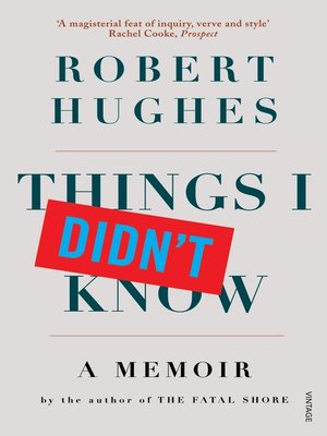 cover image of Things I Didn't Know